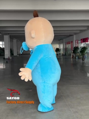 Adorable Blue Baby Boss Mascot Costumes Customize Inflatable Plush boss Baby Boy Doll Mascot Costume 2m for Sale,Big Mascot,Adorable Blue Baby Boss Mascot Costumes Customize Inflatable Plush boss Baby Boy Doll Mascot Costume 2m for Sale