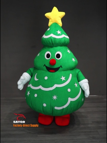 Christmas Inflatable Santa Costume XL Mens Costumes Adult Cosplay Outfit Funny Blow-up Claus Suit with Tree for Halloween Mascot,Big Mascot,Christmas Inflatable Santa Costume XL Mens Costumes Adult Cosplay Outfit Funny Blow-up Claus Suit with Tree for Halloween Mascot