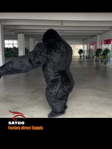 King Kong Gorilla Cosplay Giant Inflatable Cartoon Vertical Mascot Costume for Adults Unisex Promotion Party,Big Mascot,King Kong Gorilla Cosplay Giant Inflatable Cartoon Vertical Mascot Costume for Adults Unisex Promotion Party
