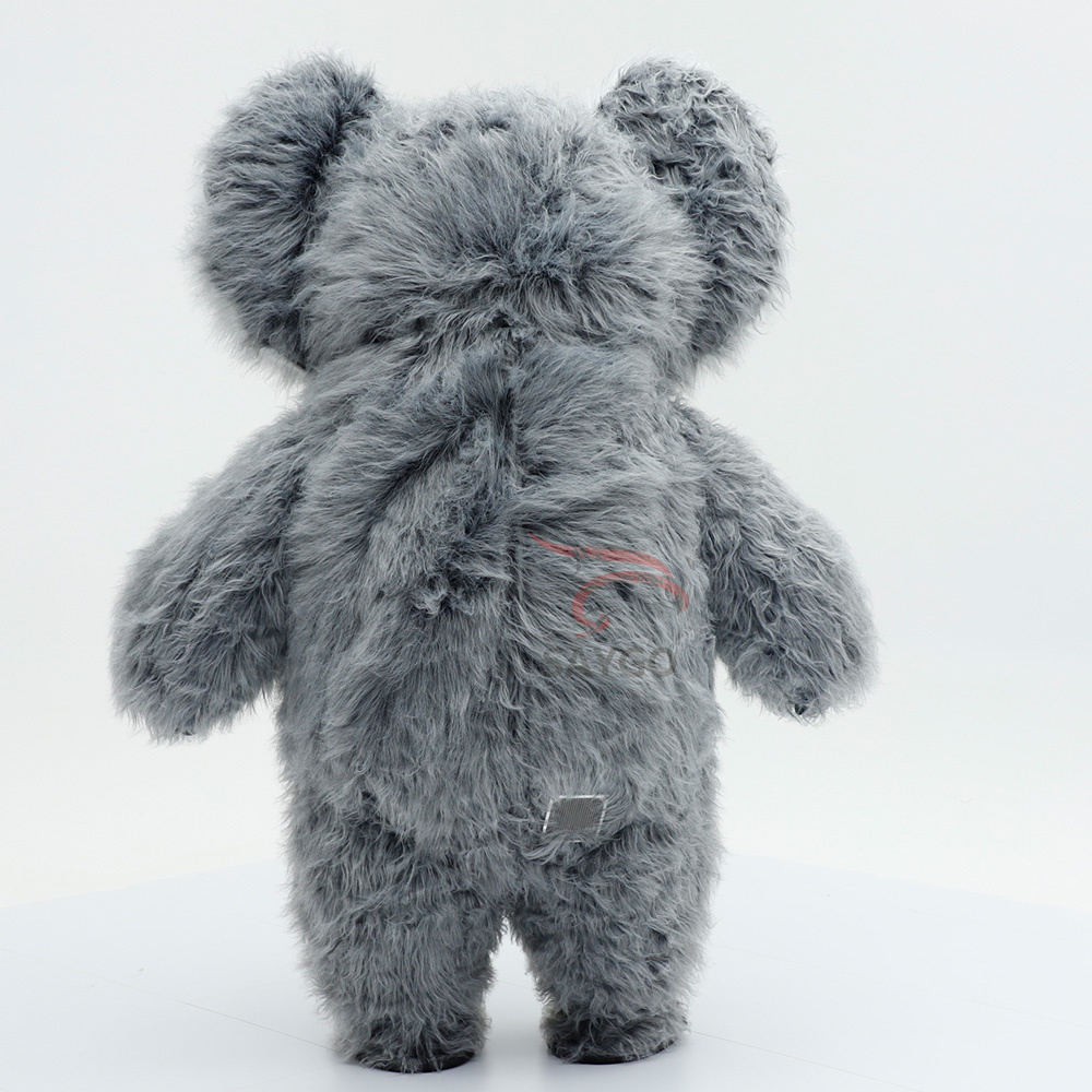 Grey Koala Bear Costume Furry Inflatable 2.6m Koala Mascot Costume for Zoo Events Rental,Big Mascot,Custom Made Grey Koala Bear Costume Furry Inflatable 2.6m Koala Mascot Costume for Zoo Events Rental
