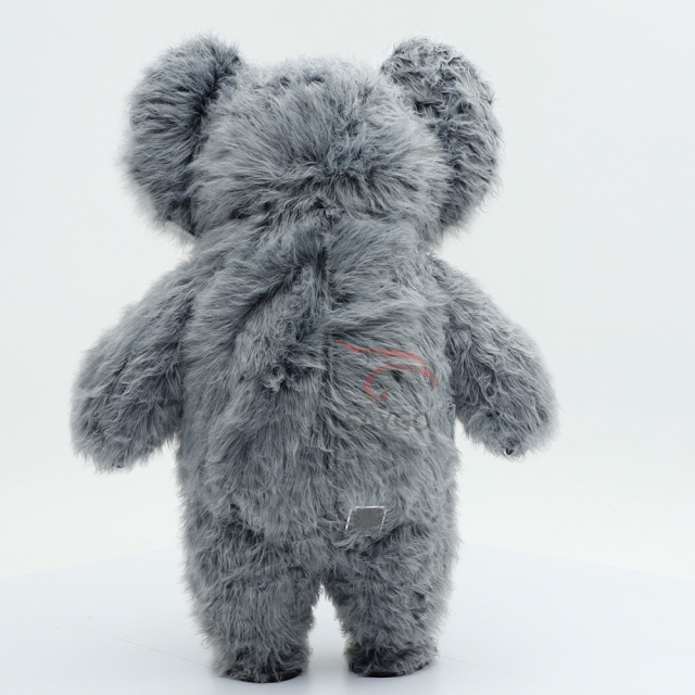 Grey Koala Bear Costume Furry Inflatable 2.6m Koala Mascot Costume for Zoo Events Rental,Big Mascot,Custom Made Grey Koala Bear Costume Furry Inflatable 2.6m Koala Mascot Costume for Zoo Events Rental
