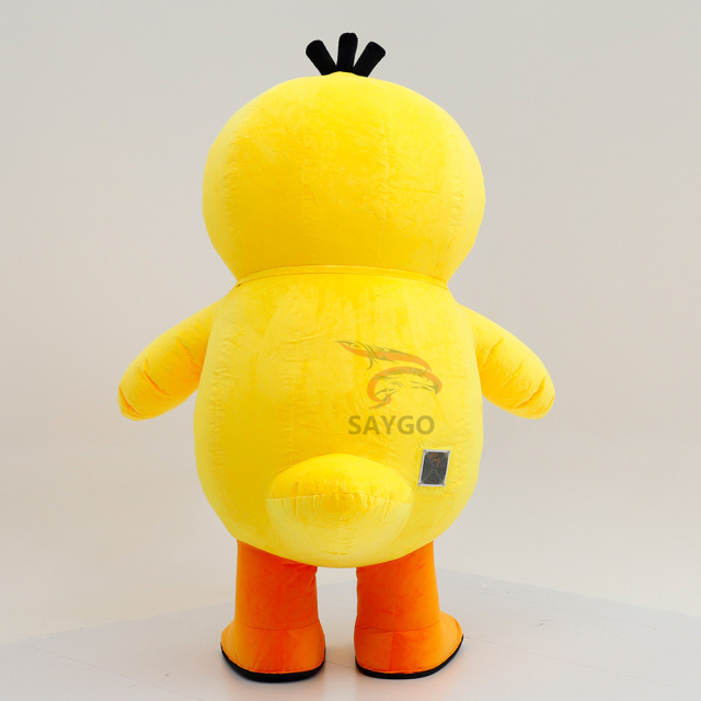 Psyduck Parade Walking Cosplay Costumes 2.2m 2.6m Psyduck Inflatable Platypus Mascots Suit for Events Advertisement Performance,Big Mascot,Parade Walking Cosplay Costumes 2.2m 2.6m Psyduck Inflatable Platypus Mascots Suit for Events Advertisement Performance