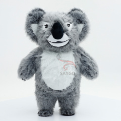 Grey Koala Bear Costume Furry Inflatable 2.6m Koala Mascot Costume for Zoo Events Rental,Big Mascot,Custom Made Grey Koala Bear Costume Furry Inflatable 2.6m Koala Mascot Costume for Zoo Events Rental