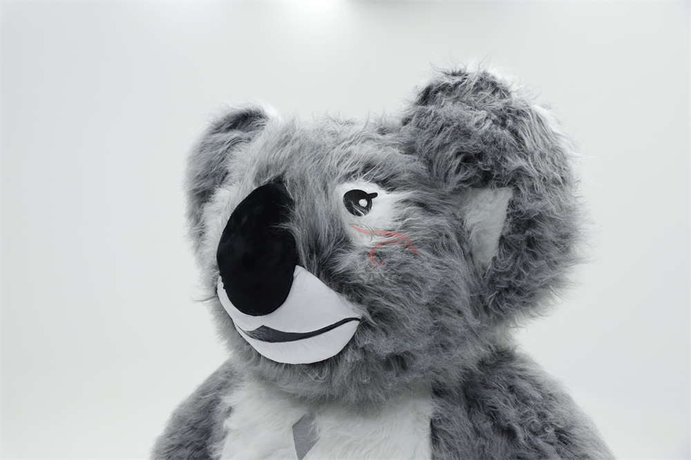 Grey Koala Bear Costume Furry Inflatable 2.6m Koala Mascot Costume for Zoo Events Rental,Big Mascot,Custom Made Grey Koala Bear Costume Furry Inflatable 2.6m Koala Mascot Costume for Zoo Events Rental