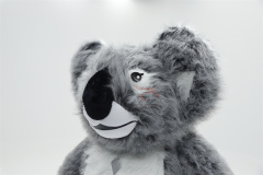 Grey Koala Bear Costume Furry Inflatable 2.6m Koala Mascot Costume for Zoo Events Rental,Big Mascot,Custom Made Grey Koala Bear Costume Furry Inflatable 2.6m Koala Mascot Costume for Zoo Events Rental
