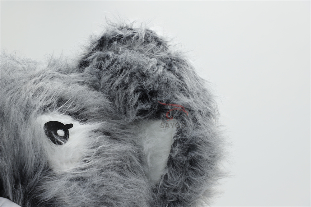 Grey Koala Bear Costume Furry Inflatable 2.6m Koala Mascot Costume for Zoo Events Rental,Big Mascot,Custom Made Grey Koala Bear Costume Furry Inflatable 2.6m Koala Mascot Costume for Zoo Events Rental