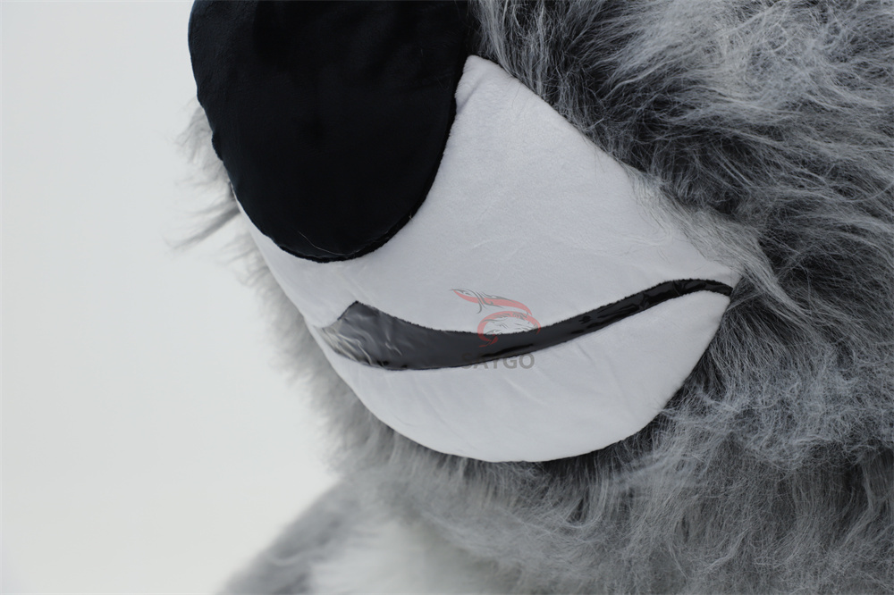 Grey Koala Bear Costume Furry Inflatable 2.6m Koala Mascot Costume for Zoo Events Rental,Big Mascot,Custom Made Grey Koala Bear Costume Furry Inflatable 2.6m Koala Mascot Costume for Zoo Events Rental