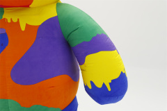 Colorful Star Glasses Bunny Mascot Costume  Clothes for Birthday Party Dress 2/2.6m Celebration Events Rental Inflatable Bunny Rabbit,Big Mascot,Colorful Star Glasses Bunny Mascot Costume  Clothes for Birthday Party Dress 2/2.6m Celebration Events Rental Inflatable Bunny Rabbit