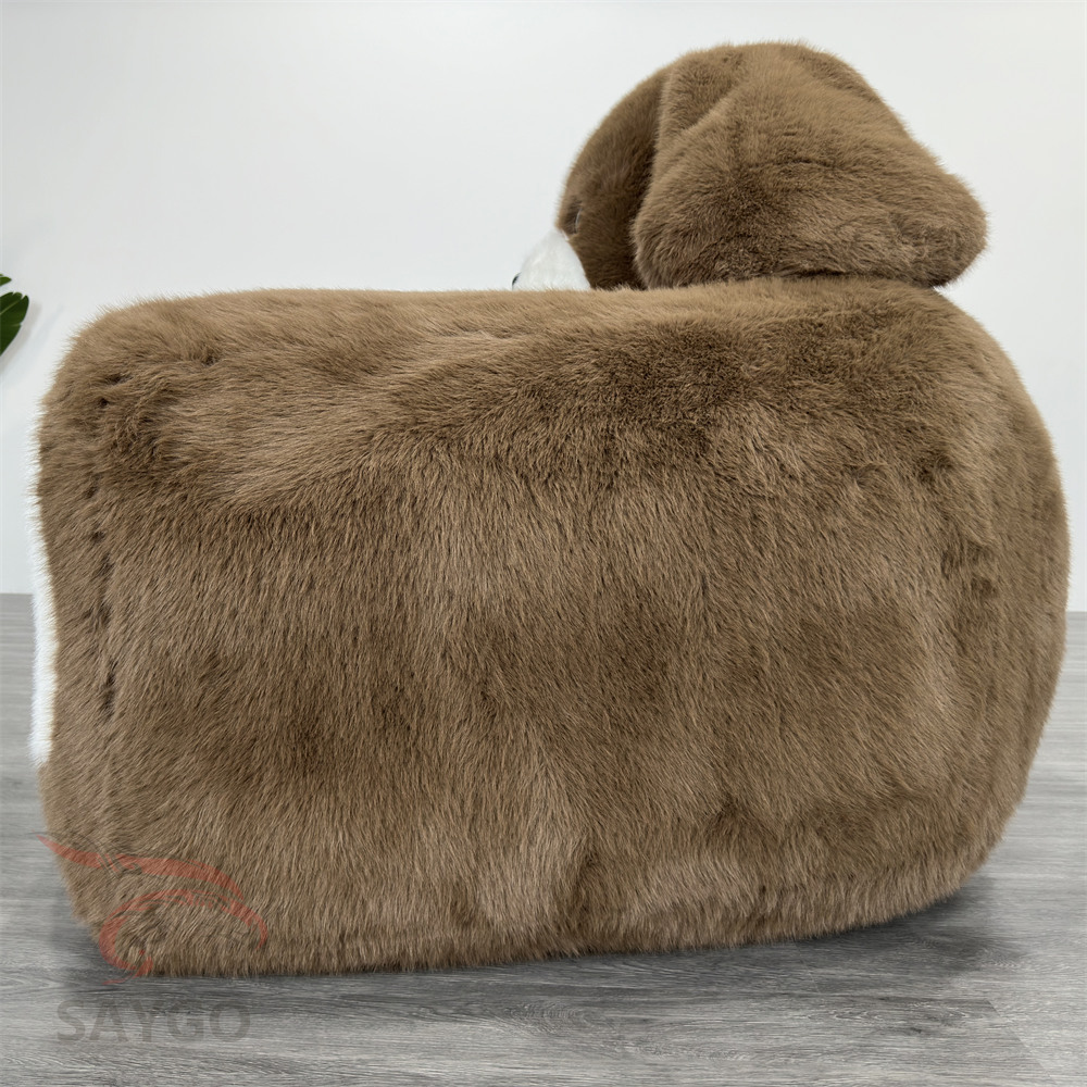 Double Seat Dog Inflatable Soft Corduroy Dog Costume Winter Warm Small Medium Large Puppy Sofa Removable Mascot Adult Unisex,Big Mascot,Inflatable Soft Corduroy Dog Costume Winter Warm Small Medium Large Puppy Sofa Removable Mascot Adult Unisex