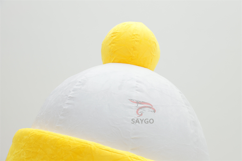 Yellow Scarf Penguin Commercial Factory Price 2m/2.6m Walking Plush Penguin Mascot Costume Adult Inflatable Cartoon Halloween Anime,Big Mascot,2025 Saygo Commercial Factory Price 2m/2.6m Walking Plush Penguin Mascot Costume Adult Inflatable Cartoon Halloween Anime
