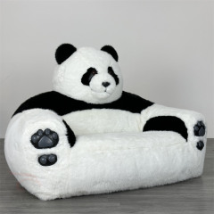 Double Seat Panda Sofa Furry Fibre Leather Sofa Couch for Soft Rest Sofa Bed Furniture,Big Mascot,Family Child Paradise Panda Sofa Chair 1 Person Set Furry Fibre Leather Sofa Couch for Soft Rest Sofa Bed Furniture for Sale