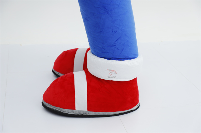 Sonic Mascot Costume Party Show Giant Plush Inflatable Adult Party Event Mascot Cartoon Character Costume,Big Mascot,Sonic Mascot Costume Party Show Giant Plush Inflatable Adult Party Event Mascot Cartoon Character Costume
