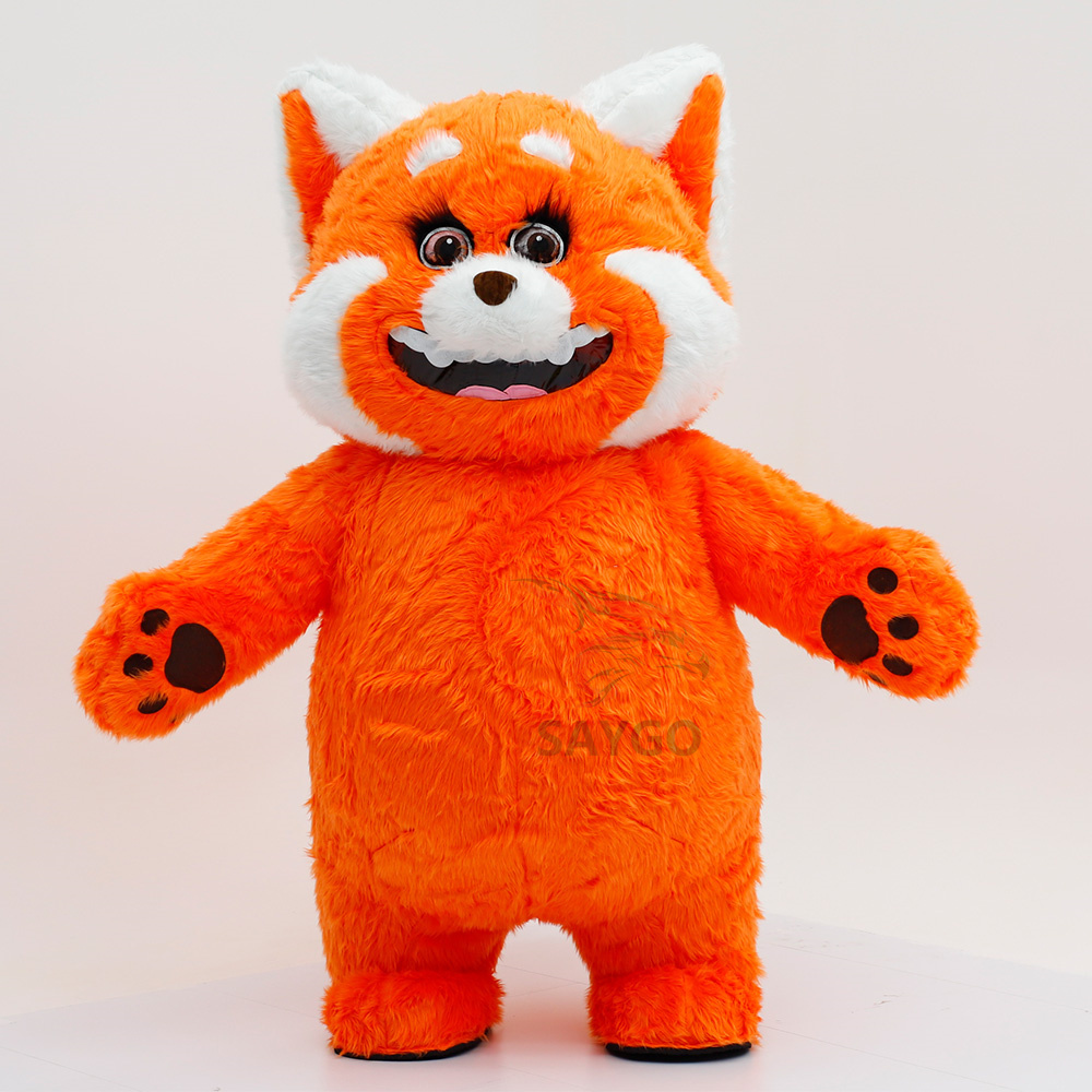 Turning Red Panda Inflatable Bear Mascot Costumes for Adults Popular Party Dress Adult Raccoon Costume Raccoon Inflatable Mascot Costume,Big Mascot,Red Panda Inflatable Bear Mascot Costumes for Adults Popular Party Dress Adult Raccoon Costume Raccoon Inflatable Mascot Costume