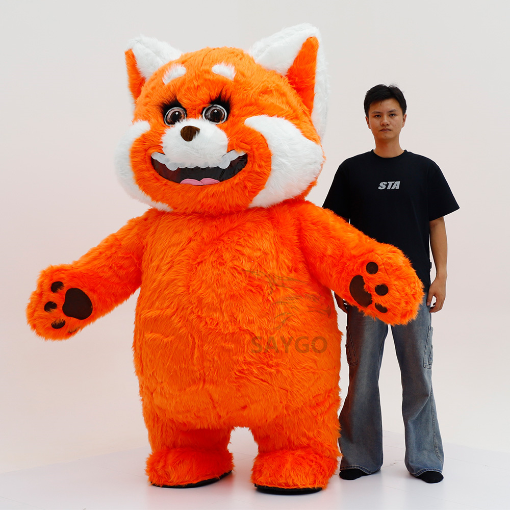 Turning Red Panda Inflatable Bear Mascot Costumes for Adults Popular Party Dress Adult Raccoon Costume Raccoon Inflatable Mascot Costume,Big Mascot,Red Panda Inflatable Bear Mascot Costumes for Adults Popular Party Dress Adult Raccoon Costume Raccoon Inflatable Mascot Costume