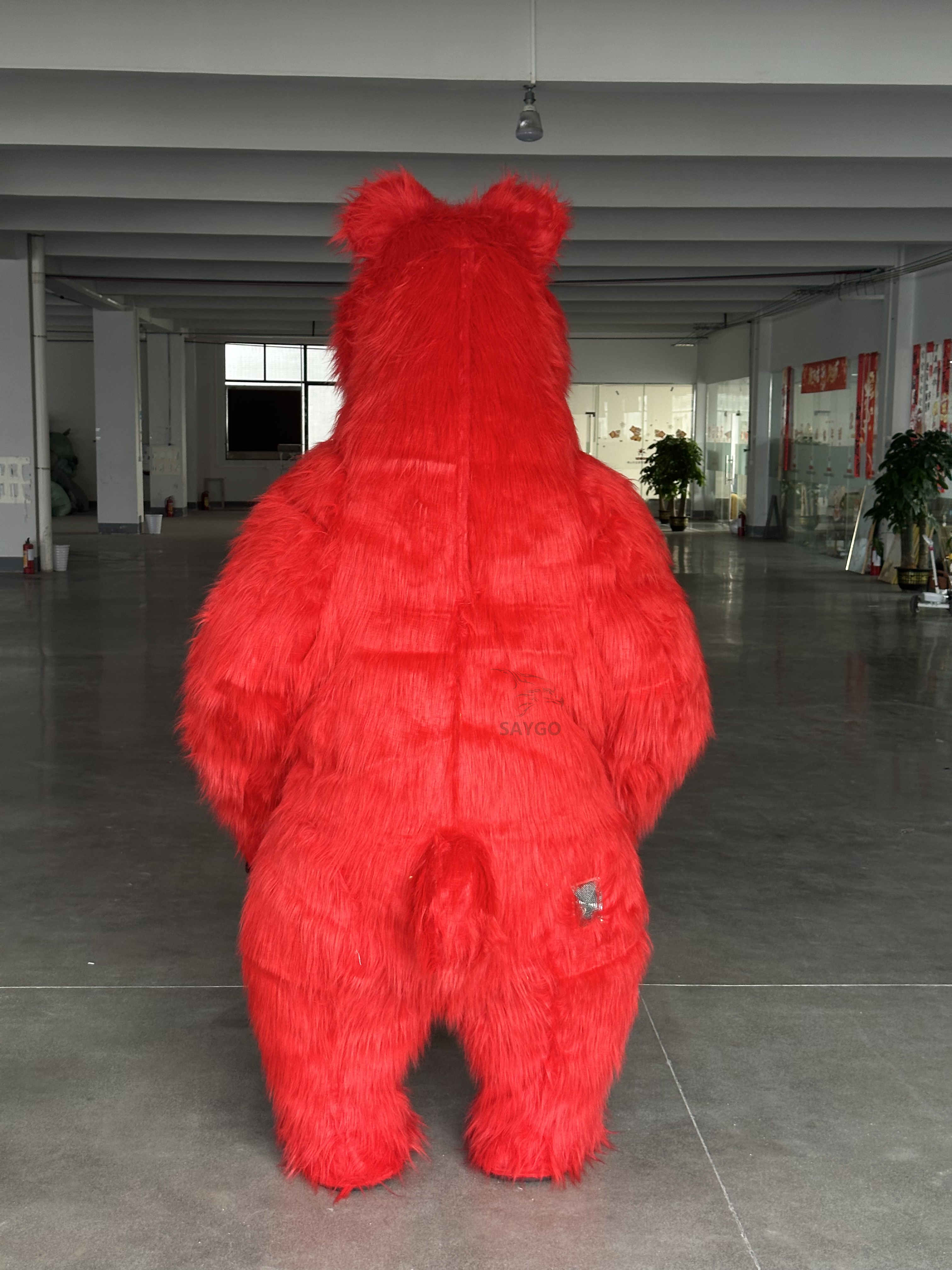 Red Masha Bear Cosplay Mascotte Inflatable Giant 2M/2.6M Inflatable Mascot Costume in Stock Brown Bear Costume for Sale,Big Mascot,Red Masha Bear Cosplay Mascotte Inflatable Giant 2M/2.6M Inflatable Mascot Costume in Stock Brown Bear Costume for Sale