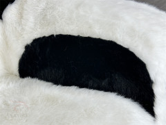 Double Seat Panda Sofa Furry Fibre Leather Sofa Couch for Soft Rest Sofa Bed Furniture,Big Mascot,Family Child Paradise Panda Sofa Chair 1 Person Set Furry Fibre Leather Sofa Couch for Soft Rest Sofa Bed Furniture for Sale