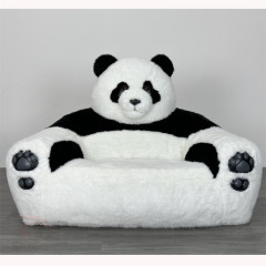 Double Seat Panda Sofa Furry Fibre Leather Sofa Couch for Soft Rest Sofa Bed Furniture,Big Mascot,Family Child Paradise Panda Sofa Chair 1 Person Set Furry Fibre Leather Sofa Couch for Soft Rest Sofa Bed Furniture for Sale