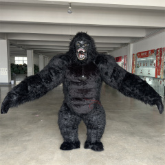 King Kong Gorilla Cosplay Giant Inflatable Cartoon Vertical Mascot Costume for Adults Unisex Promotion Party,Big Mascot,King Kong Gorilla Cosplay Giant Inflatable Cartoon Vertical Mascot Costume for Adults Unisex Promotion Party