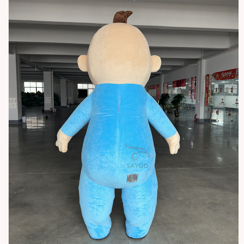 Adorable Blue Baby Boss Mascot Costumes Customize Inflatable Plush boss Baby Boy Doll Mascot Costume 2m for Sale,Big Mascot,Adorable Blue Baby Boss Mascot Costumes Customize Inflatable Plush boss Baby Boy Doll Mascot Costume 2m for Sale