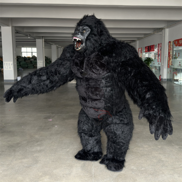 King Kong Gorilla Cosplay Giant Inflatable Cartoon Vertical Mascot Costume for Adults Unisex Promotion Party,Big Mascot,King Kong Gorilla Cosplay Giant Inflatable Cartoon Vertical Mascot Costume for Adults Unisex Promotion Party