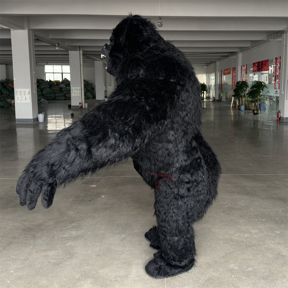 King Kong Gorilla Cosplay Giant Inflatable Cartoon Vertical Mascot Costume for Adults Unisex Promotion Party,Big Mascot,King Kong Gorilla Cosplay Giant Inflatable Cartoon Vertical Mascot Costume for Adults Unisex Promotion Party