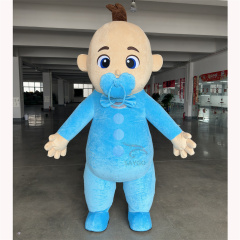 Adorable Blue Baby Boss Mascot Costumes Customize Inflatable Plush boss Baby Boy Doll Mascot Costume 2m for Sale,Big Mascot,Adorable Blue Baby Boss Mascot Costumes Customize Inflatable Plush boss Baby Boy Doll Mascot Costume 2m for Sale