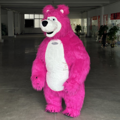 Purple Masha Bear Cosplay Mascotte Inflatable Giant 2M/2.6M Inflatable Mascot Costume in Stock Brown Bear Costume for Sale,Big Mascot,Purple Masha Bear Cosplay Mascotte Inflatable Giant 2M/2.6M Inflatable Mascot Costume in Stock Brown Bear Costume for Sale