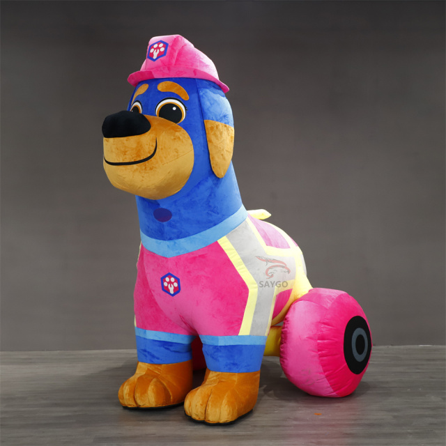 Dog on wheels Customize Inflatable Dog Cosplay Mascot Costume for Park Advertising Arracts Walking,Big Mascot,Customize Inflatable Dog Cosplay Mascot Costume for Park Advertising Arracts Walking
