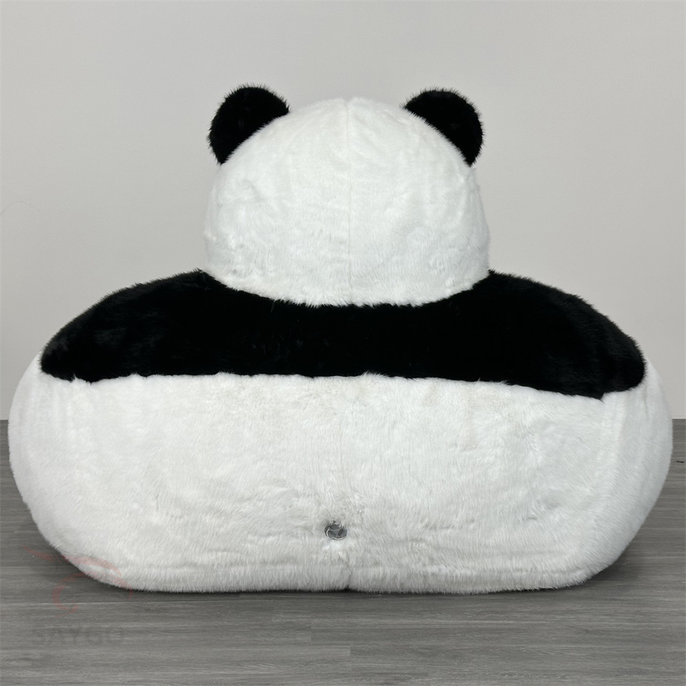 Double Seat Panda Sofa Furry Fibre Leather Sofa Couch for Soft Rest Sofa Bed Furniture,Big Mascot,Family Child Paradise Panda Sofa Chair 1 Person Set Furry Fibre Leather Sofa Couch for Soft Rest Sofa Bed Furniture for Sale