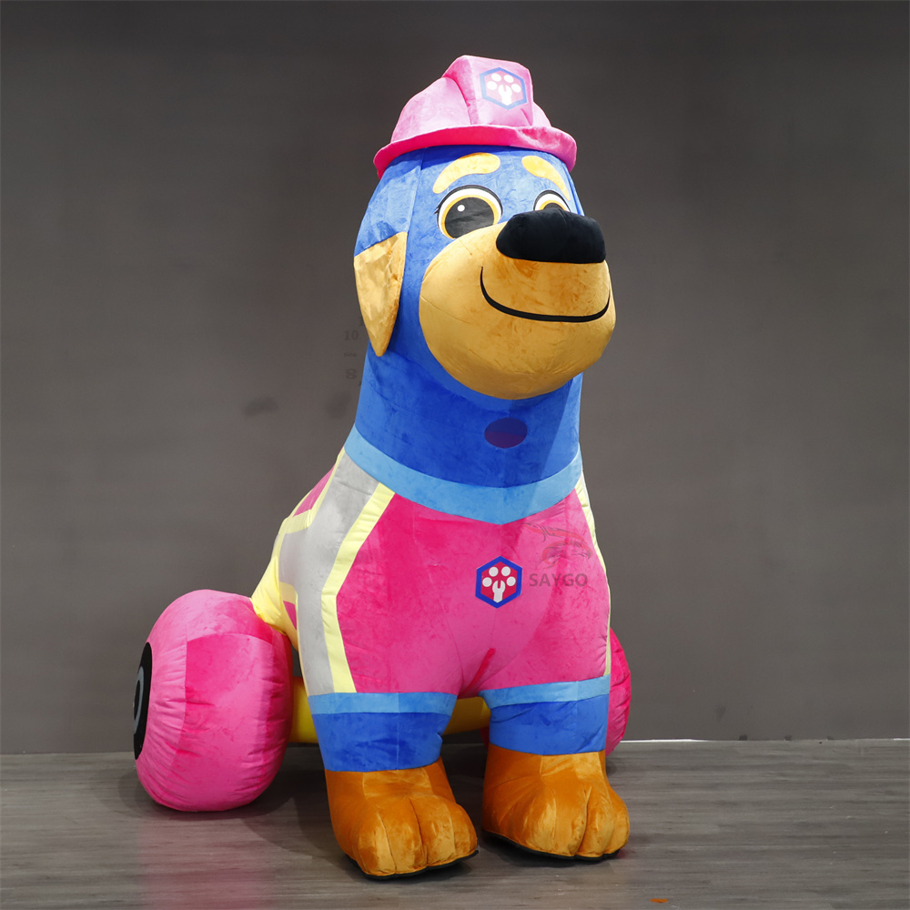 Dog on wheels Customize Inflatable Dog Cosplay Mascot Costume for Park Advertising Arracts Walking,Big Mascot,Customize Inflatable Dog Cosplay Mascot Costume for Park Advertising Arracts Walking