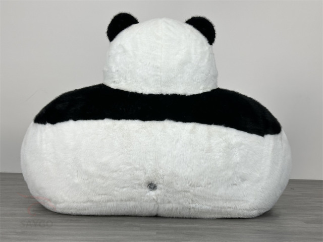 Double Seat Panda Sofa Furry Fibre Leather Sofa Couch for Soft Rest Sofa Bed Furniture,Big Mascot,Family Child Paradise Panda Sofa Chair 1 Person Set Furry Fibre Leather Sofa Couch for Soft Rest Sofa Bed Furniture for Sale