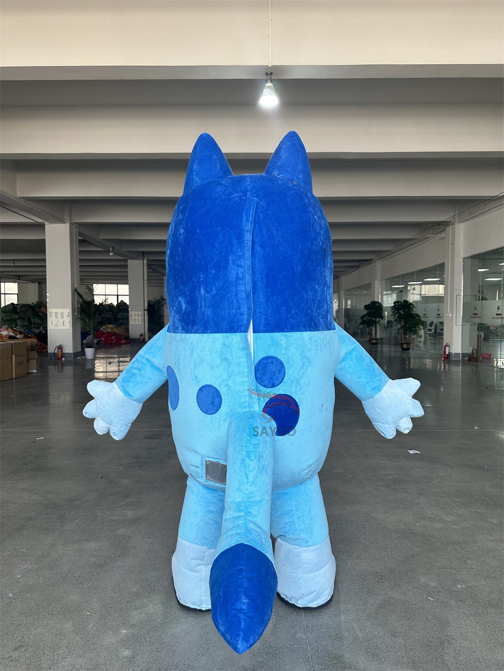 Bluey Bingo Cosplay Mascotte Inflatable Giant 2M/2.6M Inflatable Mascot Costume,Big Mascot,Bluey Bingo Cosplay Mascotte Inflatable Giant 2M/2.6M Inflatable Mascot Costume