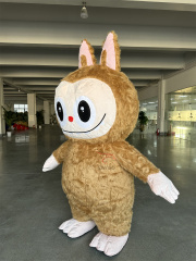 Pop Mart Labubu Anime Party Adult Dress Blow up Popular Cartoon Character Inflatable Mascot Costume,Big Mascot,Pop Mart Labubu Anime Party Adult Dress Blow up Popular Cartoon Character Inflatable Mascot Costume