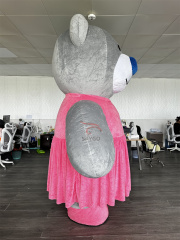 Dress Teddy Bear Inflatable Giant Walking Tuxedo Teddy Bear Mascot Costume Wedding Party Cosplay & Festival Event Dress for Adults for Halloween,Big Mascot,Inflatable Giant Walking Tuxedo Teddy Bear Mascot Costume Wedding Party Cosplay & Festival Event Dress for Adults for Halloween
