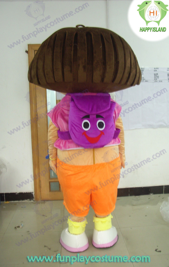 Dora Explorer Funny Adult Animal Cosplay Costume Festivals Carnivals Christmas Party Halloween Parade Plush Cartoon Character Mascot Costume for Shopping Mall Events,Schoole Events,Performance,Big Mascot,Dora Explorer Funny Adult Animal Cosplay Costume Festivals Carnivals Christmas Party Halloween Parade Plush Cartoon Character Mascot Costume for Shopping Mall Events,Schoole Events,Performance
