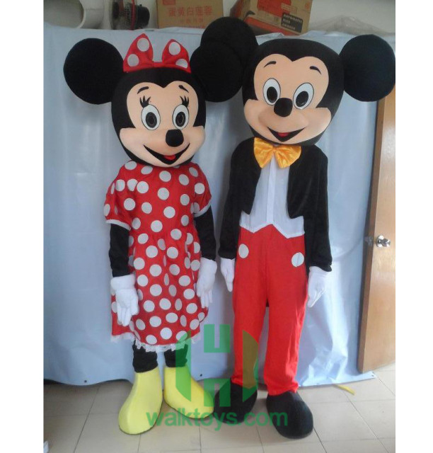 Mickey& Minnie Disney Cosplay Costume Festivals Carnivals Christmas Party Halloween Parade Plush Cartoon Character Mascot Costume for Shopping Mall Events,Schoole Events,Performance,Big Mascot,Mickey& Minnie Disney Cosplay Costume Festivals Carnivals Christmas Party Halloween Parade Plush Cartoon Character Mascot Costume for Shopping Mall Events,Schoole Events,Performance
