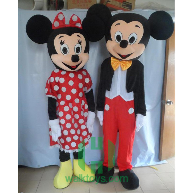 Mickey& Minnie Disney Cosplay Costume Festivals Carnivals Christmas Party Halloween Parade Plush Cartoon Character Mascot Costume for Shopping Mall Events,Schoole Events,Performance,Big Mascot,Mickey& Minnie Disney Cosplay Costume Festivals Carnivals Christmas Party Halloween Parade Plush Cartoon Character Mascot Costume for Shopping Mall Events,Schoole Events,Performance