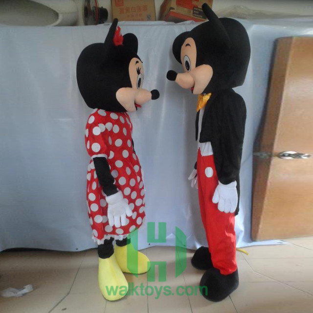 Mickey& Minnie Disney Cosplay Costume Festivals Carnivals Christmas Party Halloween Parade Plush Cartoon Character Mascot Costume for Shopping Mall Events,Schoole Events,Performance,Big Mascot,Mickey& Minnie Disney Cosplay Costume Festivals Carnivals Christmas Party Halloween Parade Plush Cartoon Character Mascot Costume for Shopping Mall Events,Schoole Events,Performance