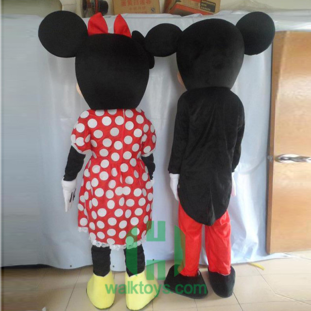 Mickey& Minnie Disney Cosplay Costume Festivals Carnivals Christmas Party Halloween Parade Plush Cartoon Character Mascot Costume for Shopping Mall Events,Schoole Events,Performance,Big Mascot,Mickey& Minnie Disney Cosplay Costume Festivals Carnivals Christmas Party Halloween Parade Plush Cartoon Character Mascot Costume for Shopping Mall Events,Schoole Events,Performance