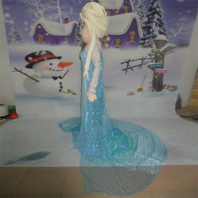 Elsa Frozen Cosplay Costume Festivals Carnivals Christmas Party Halloween Parade Plush Cartoon Character Mascot Costume for Shopping Mall Events,Schoole Events,Performance,Big Mascot,Elsa Frozen Cosplay Costume Festivals Carnivals Christmas Party Halloween Parade Plush Cartoon Character Mascot Costume for Shopping Mall Events,Schoole Events,Performance
