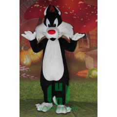Sylvester Cat Cosplay Costume Festivals Carnivals Christmas Party Halloween Parade Plush Cartoon Character Mascot Costume for Shopping Mall Events,Schoole Events,Performance,Big Mascot,Cosplay Costume Festivals Carnivals Christmas Party Halloween Parade Plush Cartoon Character Mascot Costume for Shopping Mall Events,Schoole Events,Performance