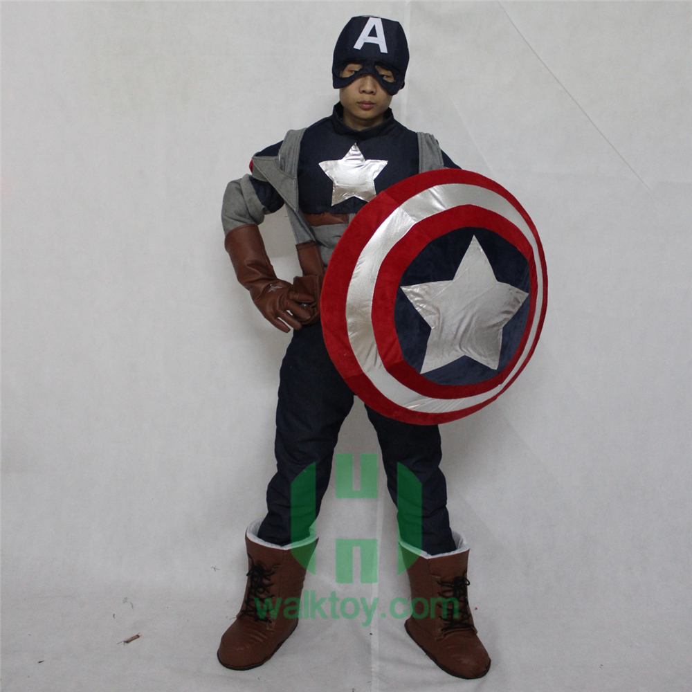 Captain American  EVA Cosplay Costume Festivals Carnivals Christmas Party Halloween Parade Plush Cartoon Character Mascot Costume for Shopping Mall Events,Schoole Events,Performance,Big Mascot,Captain American  EVA Cosplay Costume Festivals Carnivals Christmas Party Halloween Parade Plush Cartoon Character Mascot Costume for Shopping Mall Events,Schoole Events,Performance
