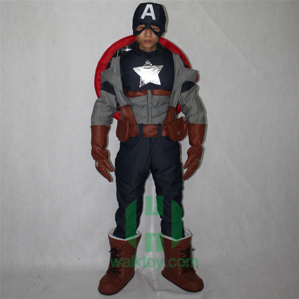Captain American  EVA Cosplay Costume Festivals Carnivals Christmas Party Halloween Parade Plush Cartoon Character Mascot Costume for Shopping Mall Events,Schoole Events,Performance,Big Mascot,Captain American  EVA Cosplay Costume Festivals Carnivals Christmas Party Halloween Parade Plush Cartoon Character Mascot Costume for Shopping Mall Events,Schoole Events,Performance