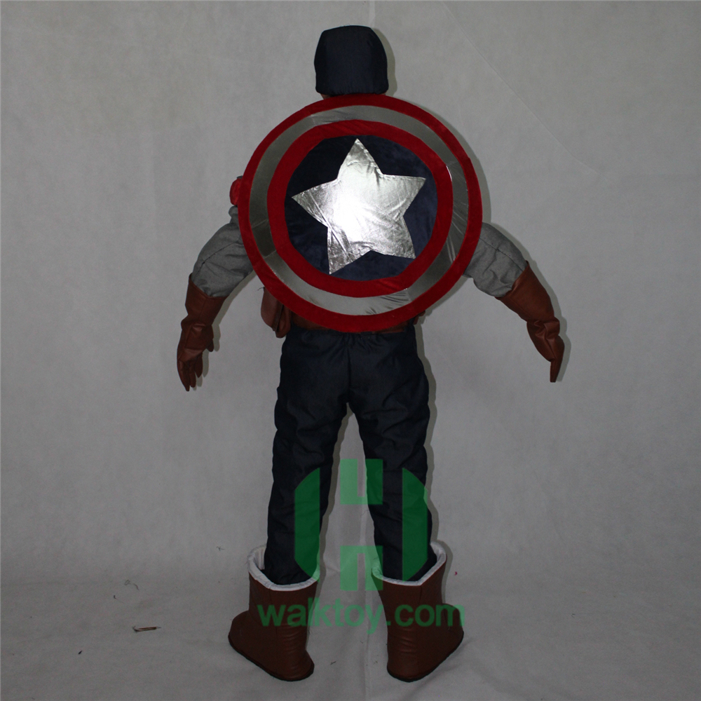 Captain American  EVA Cosplay Costume Festivals Carnivals Christmas Party Halloween Parade Plush Cartoon Character Mascot Costume for Shopping Mall Events,Schoole Events,Performance,Big Mascot,Captain American  EVA Cosplay Costume Festivals Carnivals Christmas Party Halloween Parade Plush Cartoon Character Mascot Costume for Shopping Mall Events,Schoole Events,Performance