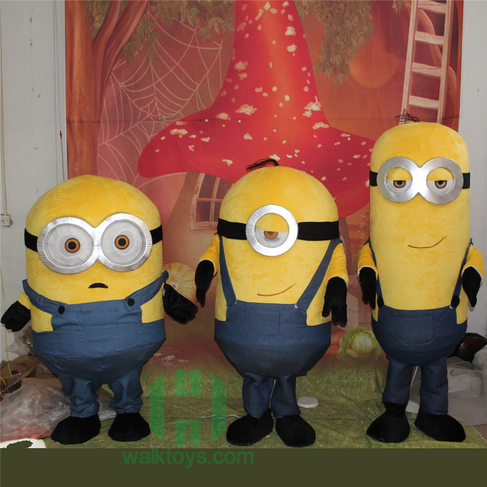 Minions Cosplay Costume Festivals Carnivals Christmas Party Halloween Parade Plush Cartoon Character Mascot Costume for Shopping Mall Events,Schoole Events,Performance,Big Mascot,Minions Cosplay Costume Festivals Carnivals Christmas Party Halloween Parade Plush Cartoon Character Mascot Costume for Shopping Mall Events,Schoole Events,Performance