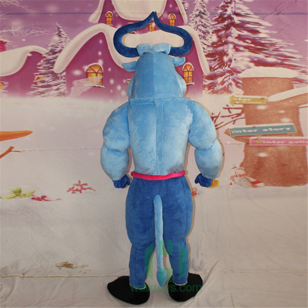 Blue Bull EVA Cosplay Costume Festivals Carnivals Christmas Party Halloween Parade Plush Cartoon Character Mascot Costume for Shopping Mall Events,Schoole Events,Performance,Big Mascot,Blue Bull EVA Cosplay Costume Festivals Carnivals Christmas Party Halloween Parade Plush Cartoon Character Mascot Costume for Shopping Mall Events,Schoole Events,Performance