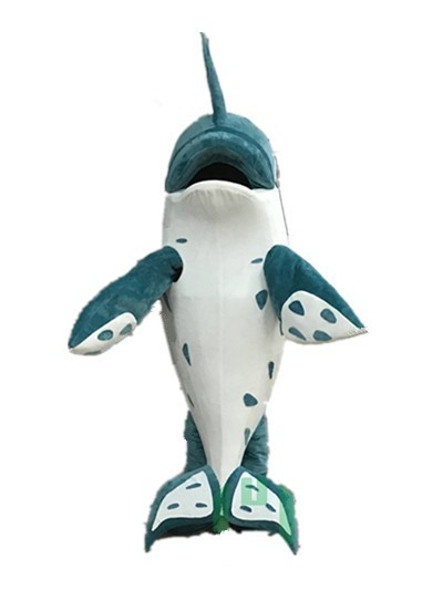 Narwhal Whale Cosplay Costume Festivals Carnivals Christmas Party Halloween Parade Plush Cartoon Character Mascot Costume for Shopping Mall Events,Schoole Events,Performance,Big Mascot,Narwhal Whale Cosplay Costume Festivals Carnivals Christmas Party Halloween Parade Plush Cartoon Character Mascot Costume for Shopping Mall Events,Schoole Events,Performance