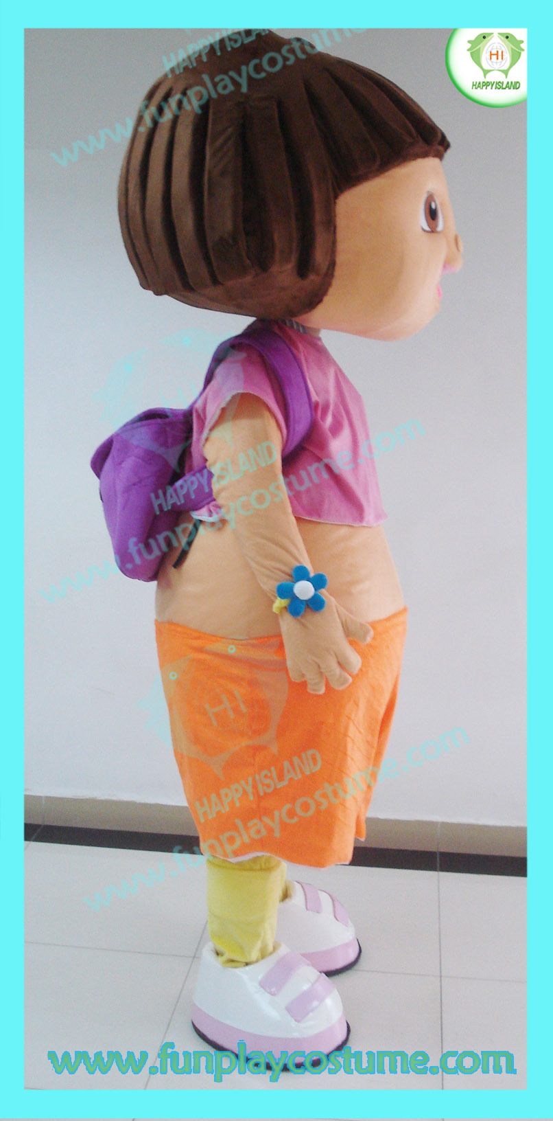 Dora Explorer Funny Adult Animal Cosplay Costume Festivals Carnivals Christmas Party Halloween Parade Plush Cartoon Character Mascot Costume for Shopping Mall Events,Schoole Events,Performance,Big Mascot,Dora Explorer Funny Adult Animal Cosplay Costume Festivals Carnivals Christmas Party Halloween Parade Plush Cartoon Character Mascot Costume for Shopping Mall Events,Schoole Events,Performance