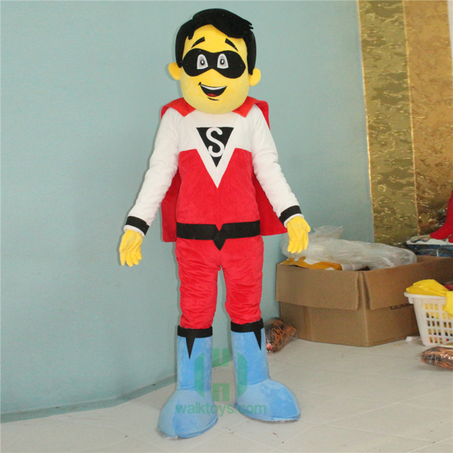 Superman Cosplay Costume Festivals Carnivals Christmas Party Halloween Parade Plush Cartoon Character Mascot Costume for Shopping Mall Events,Schoole Events,Performance,Big Mascot,Superman Cosplay Costume Festivals Carnivals Christmas Party Halloween Parade Plush Cartoon Character Mascot Costume for Shopping Mall Events,Schoole Events,Performance