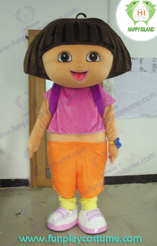 Dora Explorer Funny Adult Animal Cosplay Costume Festivals Carnivals Christmas Party Halloween Parade Plush Cartoon Character Mascot Costume for Shopping Mall Events,Schoole Events,Performance,Big Mascot,Dora Explorer Funny Adult Animal Cosplay Costume Festivals Carnivals Christmas Party Halloween Parade Plush Cartoon Character Mascot Costume for Shopping Mall Events,Schoole Events,Performance